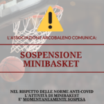 Minibasket – momentaneamente sospeso causa Covid